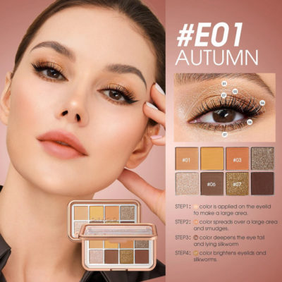 O.TWO.O Autumn Eye Shadow, 9 colors #01